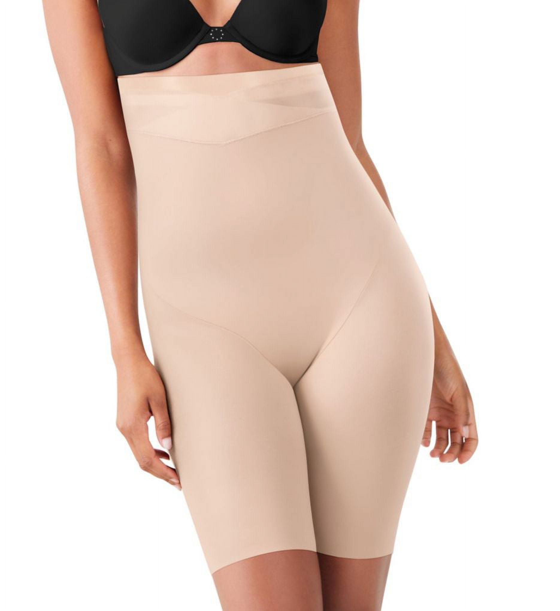 SAYFUT Women's Ultra Firm Control Shapewear Plus Size Slip Shapewear  Seamless Full Slips Long Dress Body Shaper Black/Nude