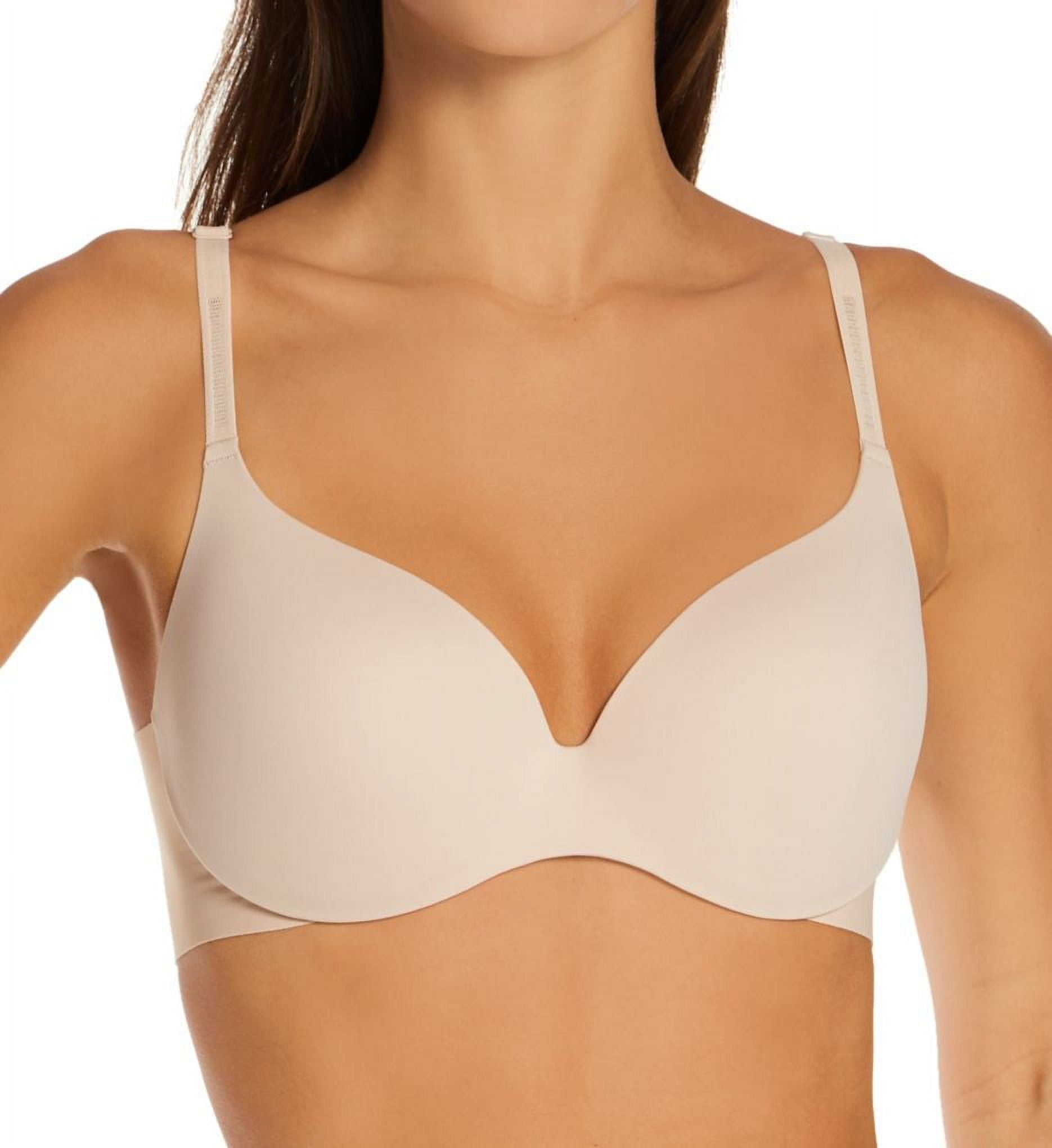 Maidenform Women's DreamWire Demi Bra - Underwire Support T-Shirt Bra, 40B, Iced Mocha