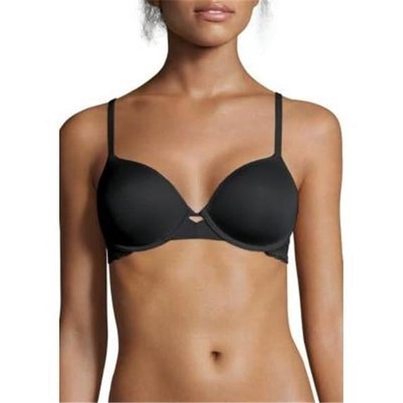 Women's Maidenform DM0074 FlexBack Modern Demi Bra (Black 32C)