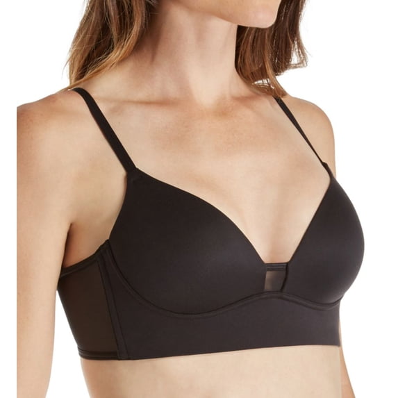 Women's Maidenform DM1137 Casual Comfort Wirefree Lift Bralette (Black 34A)
