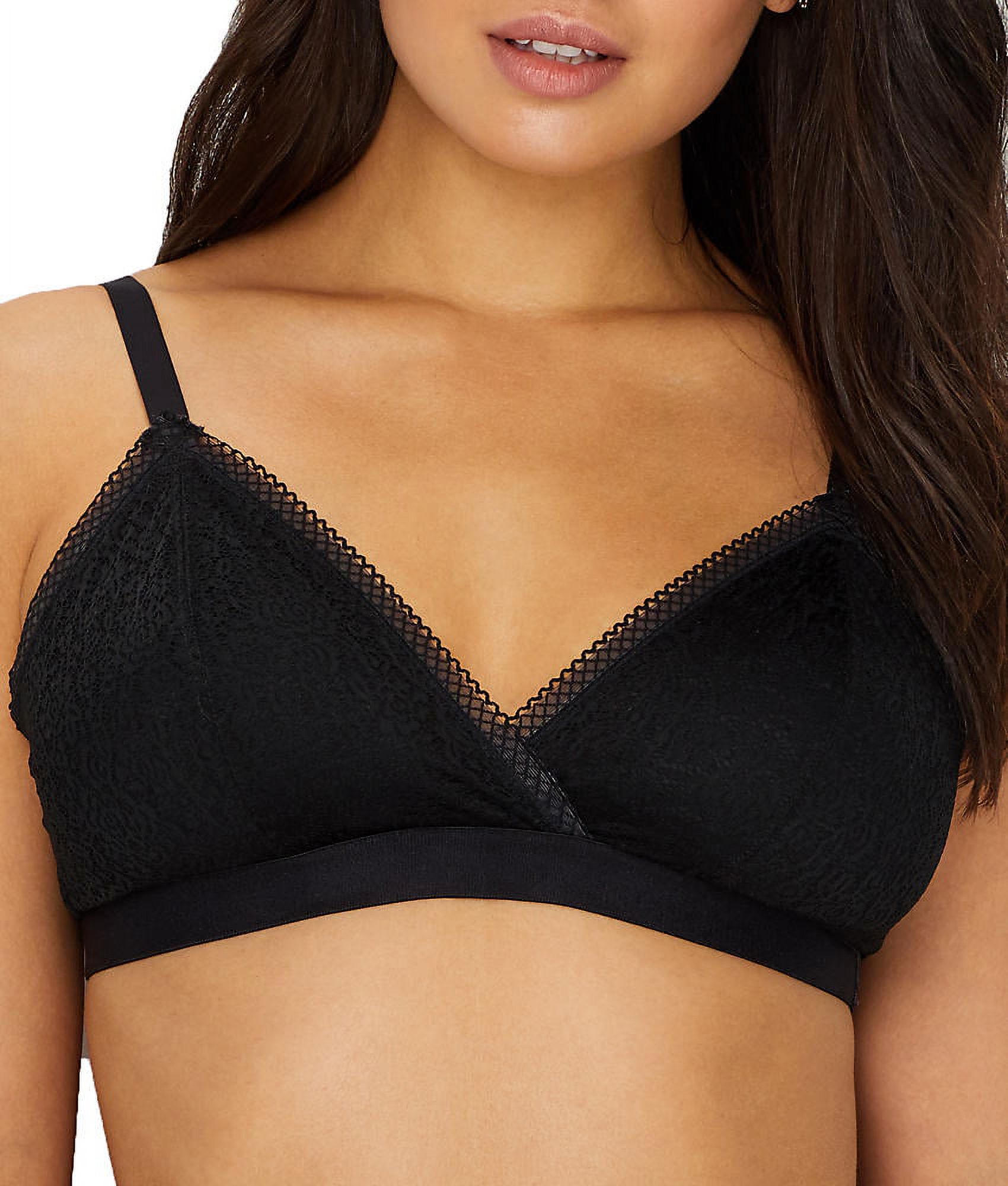 Maidenform Women's Casual Comfort Triangle Bralette — Wireless, Lace, Adjustable Straps, Removable Cups - View #6