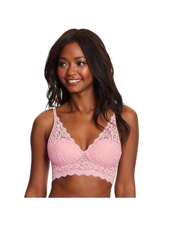 Women's Maidenform DM1188 Casual Comfort Wireless Lined Convertible Bralette (Ballerina Slipper 34B)