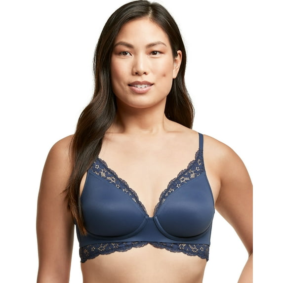 Women's Maidenform DM1190 Pure Comfort Convertible Bralette (Navy 36B)