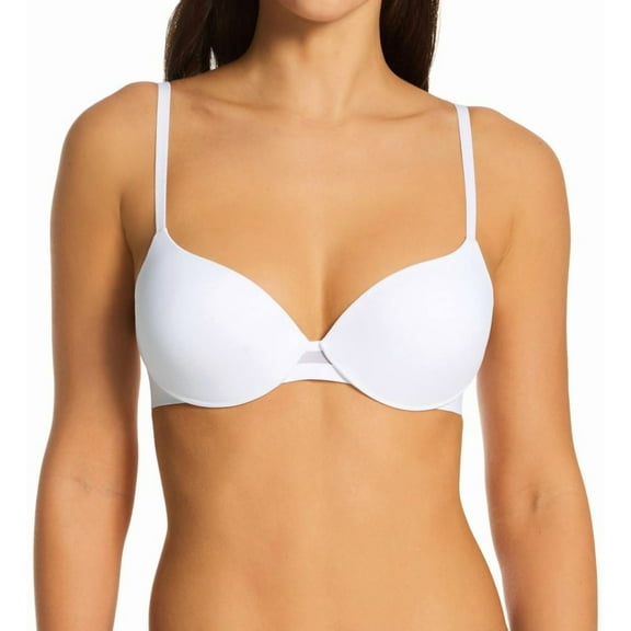 Women's Maidenform DM2300 DreamWire Demi Bra (White 36D)