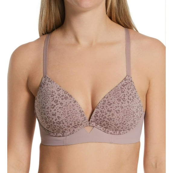 Women's Maidenform DM2301 One Fabulous Fit 2.0 Wireless Bra (iced mocha leopard prt 40DD)