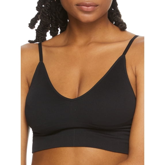 Women's Maidenform DM2302 Pure Comfort Feel Good Seamless Side Brami (Black 2X)