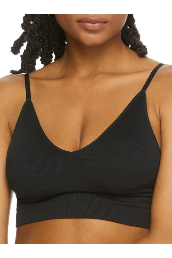 Women's Maidenform DM2302 Pure Comfort Feel Good Seamless Side Brami (Black XL)