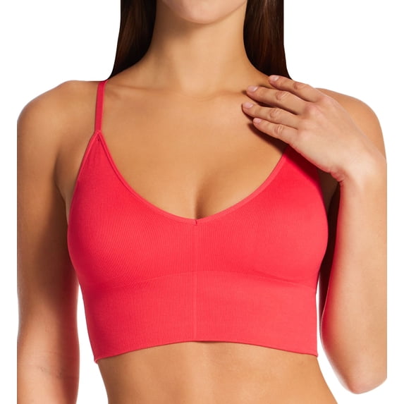 Women's Maidenform DM2302 Pure Comfort Feel Good Seamless Side Brami (Red Stone L)