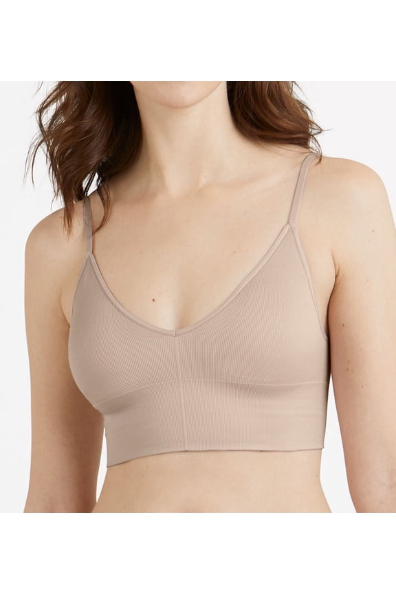 Women's Maidenform DM2302 Pure Comfort Feel Good Seamless Side Brami (Sand shell L)