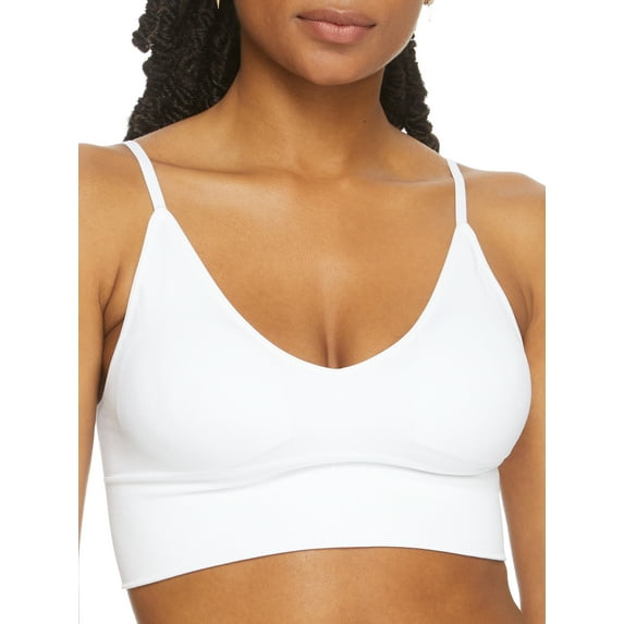 Women's Maidenform DM2302 Pure Comfort Feel Good Seamless Side Brami (White 2X)
