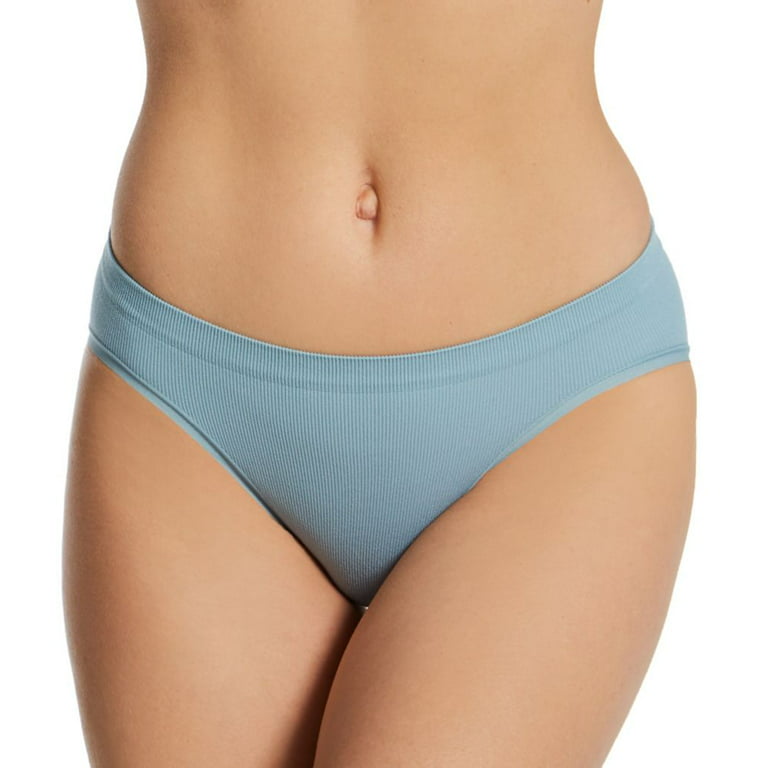 Women's Maidenform DM2305 Pure Comfort Feel Good Seamless Bikini Panty  (Sunday Morning Blue 2X)