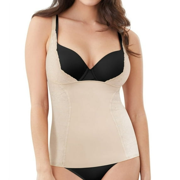 Women's Maidenform DM5002 Firm Foundations Torsette w/ Cool Comfort (Latte Lift Combo XL)