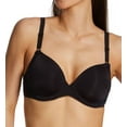 thumbnail image 1 of Women's Maidenform DM7543 One Fabulous Fit 2.0 Tailored Demi T-Shirt Bra (Black/Navy Eclipse 32DD), 1 of 1