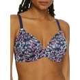 thumbnail image 1 of Women's Maidenform DM7543 One Fabulous Fit 2.0 Tailored Demi T-Shirt Bra (Lvly Animal Nvy Eclpse 38C), 1 of 2