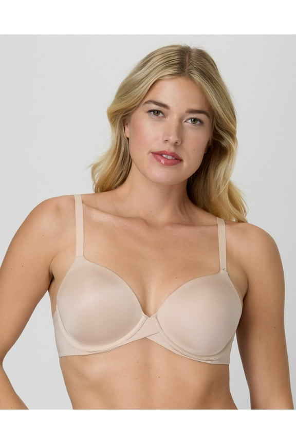 One Fab Fit Everyday Modern Demi Underwire Bra Womens Convertible DM7543