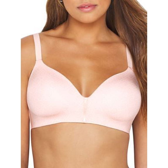 Women's Maidenform DM7546 One Fabulous Fit 2.0 Tailored Wireless Bra (MedallionPrint/Softpnk 40D)