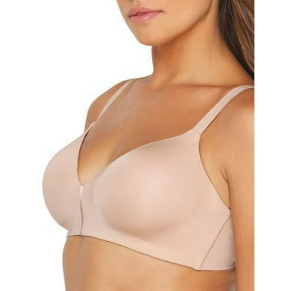 Women's Maidenform DM7546 One Fabulous Fit 2.0 Tailored Wireless Bra (Paris Nude 42B)