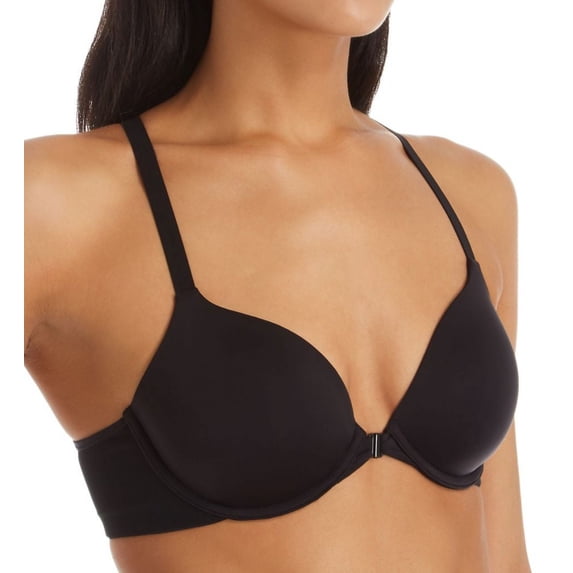 Women's Maidenform DM7550 One Fabulous Fit 2.0 Modern Demi Racerback Bra (Black 36C)