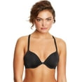 thumbnail image 1 of Women's Maidenform DM7550 One Fabulous Fit 2.0 Modern Demi Racerback Bra (Black 40C), 1 of 4