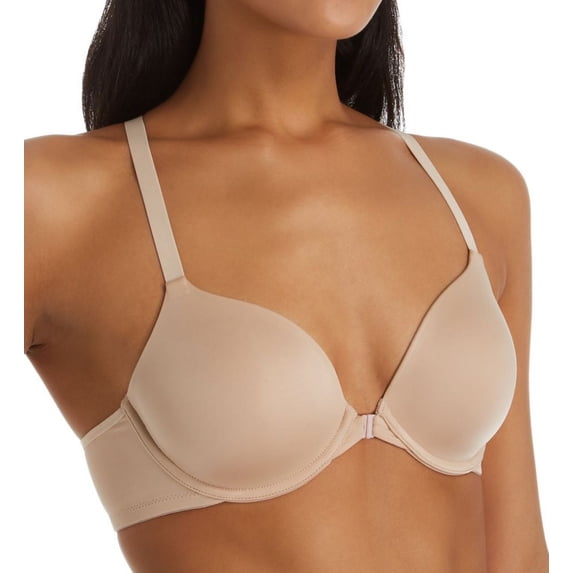 Women's Maidenform DM7550 One Fabulous Fit 2.0 Modern Demi Racerback Bra (Paris Nude 38C)