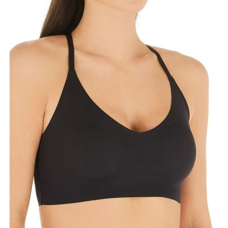 Women's Maidenform DM7679 Pure Comfort V-Neck Pullover Lace Back Bra (Black 2X)
