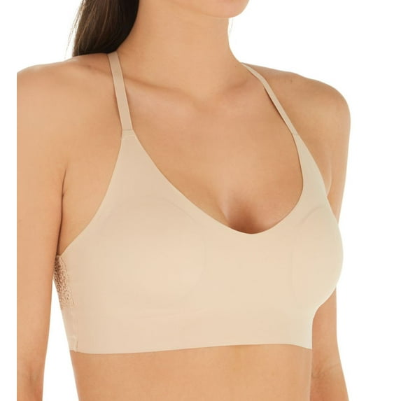 Women's Maidenform DM7679 Pure Comfort V-Neck Pullover Lace Back Bra (Latte Lift 2X)
