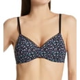 thumbnail image 1 of Women's Maidenform DM7681 Pure Comfort Embellished Lift Wireless Bra (Painted Dot Black L), 1 of 4