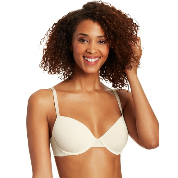Women's Maidenform DM9410 Comfort Devotion Ultimate No-Show Underwire Bra (Pearl 38D)