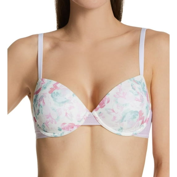 Women's Maidenform DM9410 Comfort Devotion Ultimate No-Show Underwire Bra (Refreshed Rose White 34B)