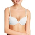 thumbnail image 1 of Women's Maidenform DM9900 Love The Lift Push Up & In Lace Demi Bra (White/Blue Whimsy 34B), 1 of 5