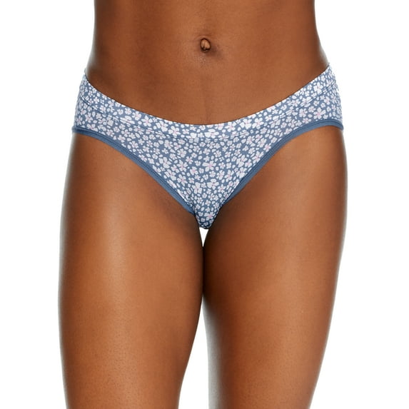 Women's Maidenform DMBTBK Barely There Invisible Look Bikini Panty (Dash Daisy Nightshade 8)