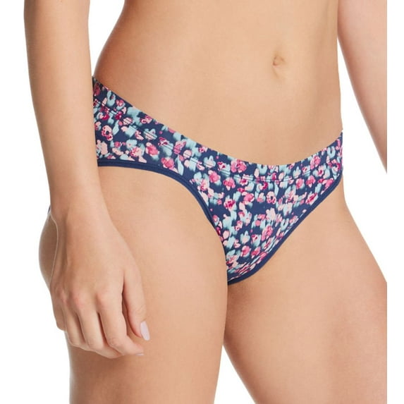 Women's Maidenform DMBTBK Barely There Invisible Look Bikini Panty (Lvly Animal Nvy Eclpse 5)