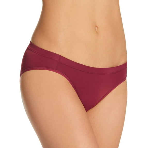 Women's Maidenform DMBTBK Barely There Invisible Look Bikini Panty (Maroon Dusk 8)