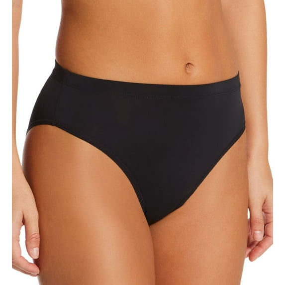 Women's Maidenform DMBTHB Barely There Invisible Look Hi Leg Panty (Black 9)