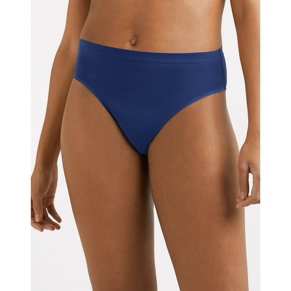 Women's Maidenform DMBTHB Barely There Invisible Look Hi Leg Panty (Navy Eclipse 9)