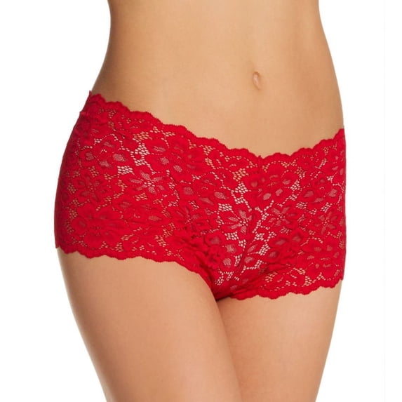 Women's Maidenform DMCLBS Sexy Must Haves Lace Cheeky Boyshort Panty (Crimson Sunset 6)