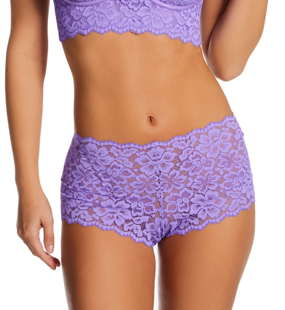 Women's Maidenform DMCLBS Sexy Must Haves Lace Cheeky Boyshort Panty  (Lively Lavender 8) 
