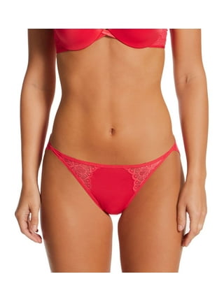 Maidenform Tame Your Tummy Lace Thong Dm0049 In Vintage Car Red