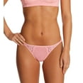 thumbnail image 1 of Women's Maidenform DMECBK Eco Lace String Bikini Panty (Rose Bloom Pink M), 1 of 4