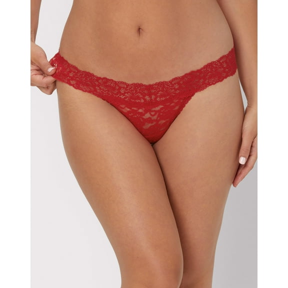Maidenform Lace Thong Panty Panties Must Haves Moderate NPL Low Waist Crochet