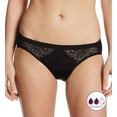 thumbnail image 1 of Women's Maidenform DMLBKM Bikini Moderate Flow Period Panty (Black M), 1 of 1