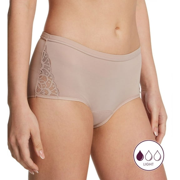 Women's Maidenform DMLBSL Period Panty Hipster Light (Evening Blush 5)