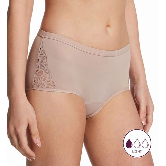 Women's Maidenform DMLBSL Period Panty Hipster Light (Evening Blush 6)