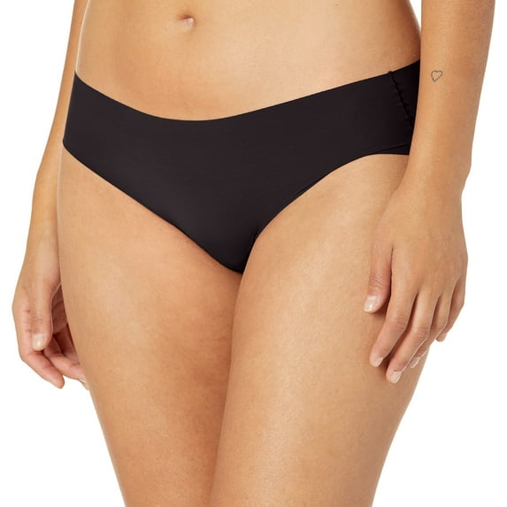 Women's Maidenform DMLCHP Flawless No Show Cheeky Hipster Panty (Black 6)