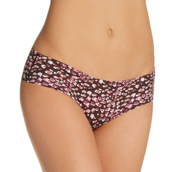 Women's Maidenform DMLCHP Flawless No Show Cheeky Hipster Panty (Cocoa Cat Print 7)