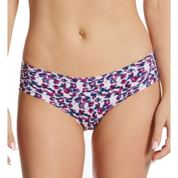 Women's Maidenform DMLCHP Flawless No Show Cheeky Hipster Panty (Leo Flrl Lilac Merngue 7)