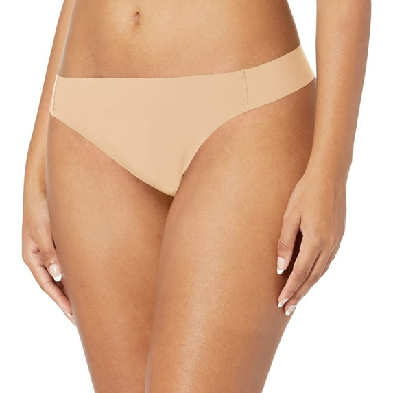 Women's Maidenform DMLCTG Flawless No Show Thong Panty (Latte Lift 9)