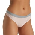 thumbnail image 1 of Women's Maidenform DMMSMT Sport Thong (Grey/Pale Pink Heather 9), 1 of 2