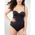 thumbnail image 1 of Women's Maidenform DMS108 Firm Foundations Shaping Bodysuit (Black 34C), 1 of 5