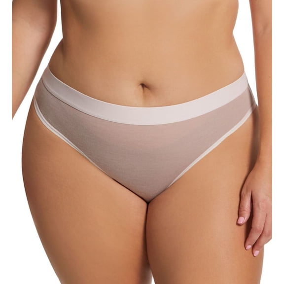 Women's Maidenform DMSSHB Naturally Soft High Leg Panty (Evening Blush/ Sandshe 5)